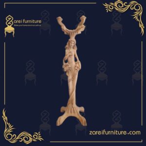 Wooden candelabra